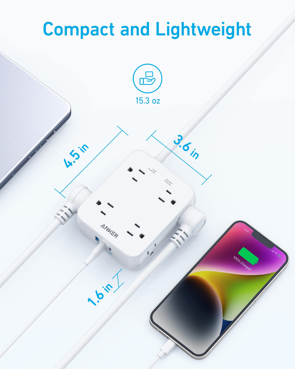 ANKERXI 341 USB Power Strip