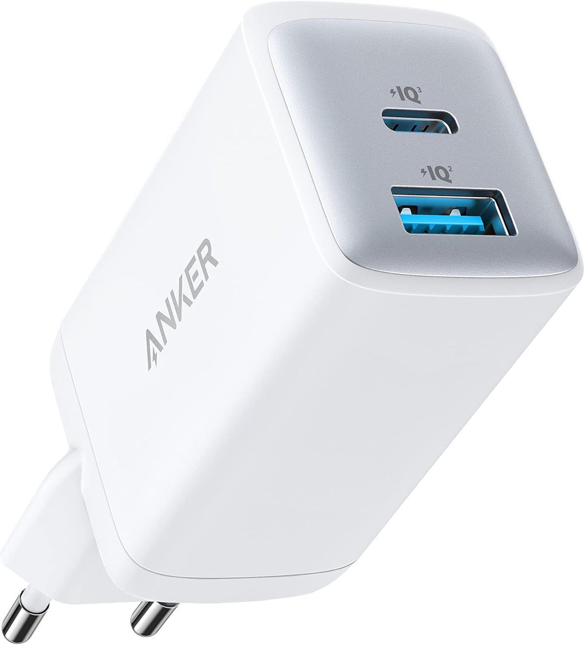 ANKERXI USB C Charger, Kompaktes 65W 2-Port Power Supply (Frei)