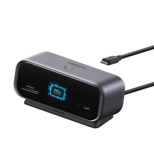 ANKERXI 10-in-1 Desktop USB-C Hub (Dual 4K, Smart Display) Iron Gray - Default Title