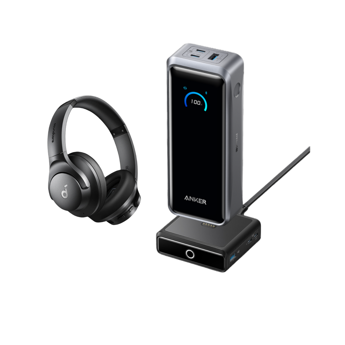 ANKERXI Prime Power Bank (26K, 300W) and ANKERXI 100W Charging Station for ANKERXI Prime Power Bank and Life Q20i - Default Title