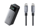 ANKERXI 737 Power Bank (PowerCore 24K)ANKERXI Prime USB-C on USB-C cable (0.9m, 240W, Upcycled-Braided Design) black - Default Title