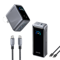 Travel Power kit | ANKERXI Prime 26K Power Bank and 160W 3-Port Charger - Default Title
