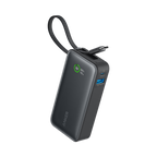 ANKERXI Nano Power Bank (30W, Built-in USB-C-cable) Shell White