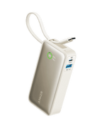 ANKERXI Nano Power Bank (30W, Built-in USB-C-cable) Shell White