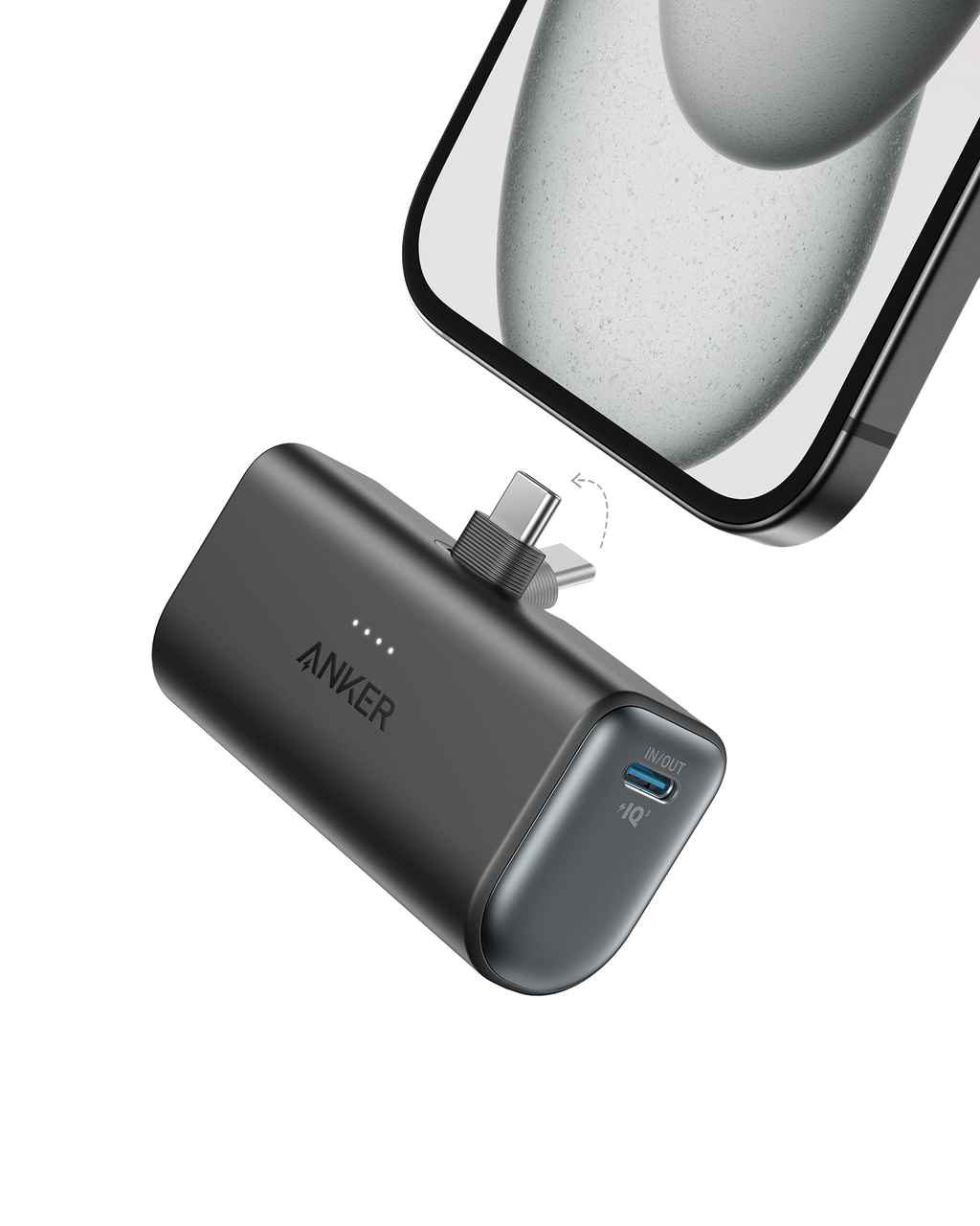 ANKERXI Nano Power Bank (22,5W, Built-in USB-C Connector)