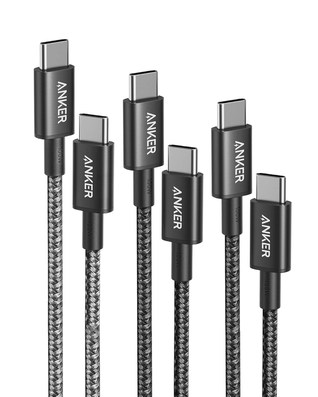 ANKERXI 333 USB-C on USB-C cable (1m+1,8m+3m, 3-Pack) - Default Title