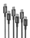 ANKERXI 333 USB-C on USB-C cable (1m+1,8m+3m, 3-Pack) - Default Title