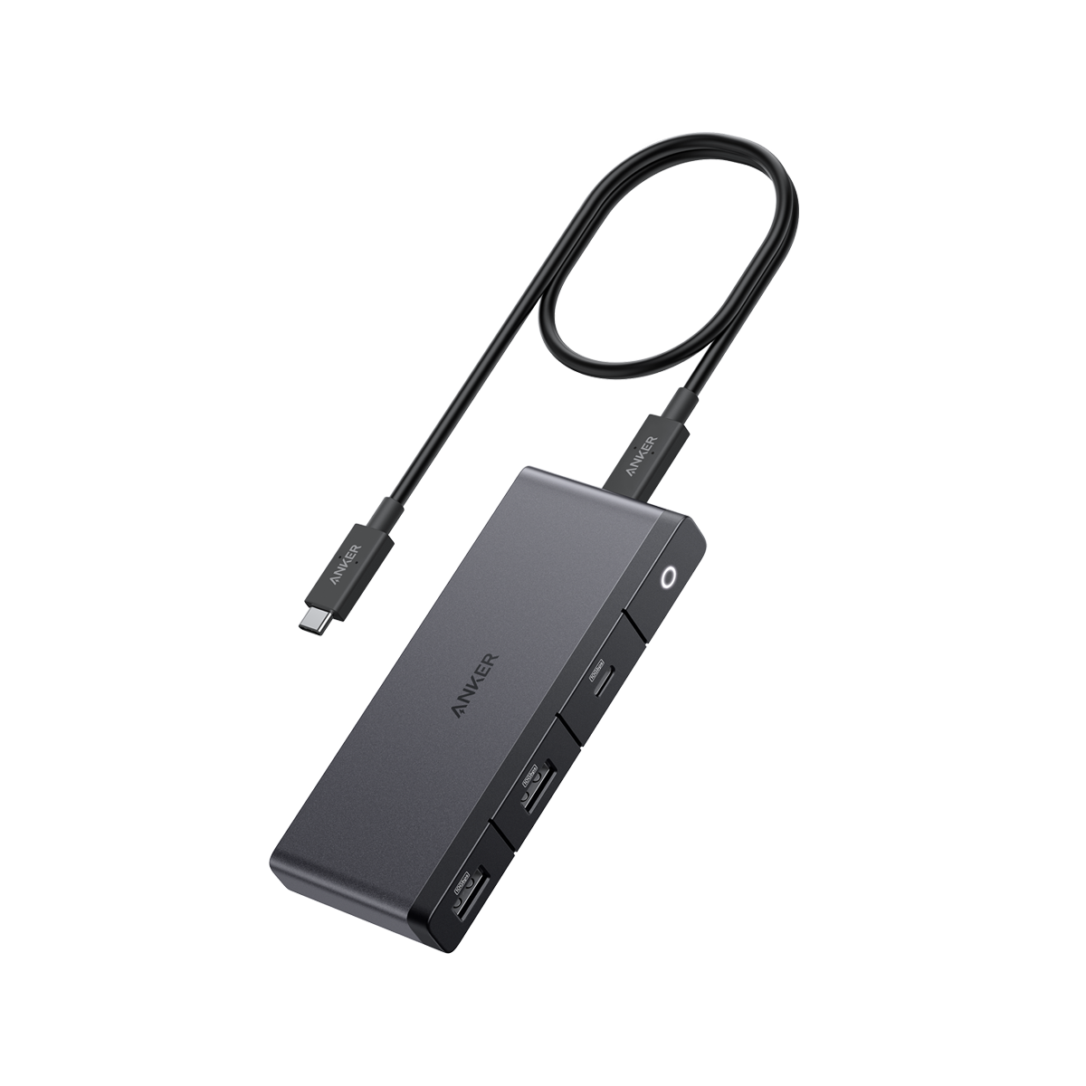 Refurbished ANKERXI 556 USB-C Hub (8-in-1, USB4) Black - Default Title