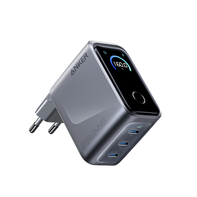 ANKERXI Prime-Charger (160W, 3 ports, smart display)