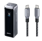 ANKERXI Prime Power Bank (20K, 220W)+ANKERXI Prime USB-C on USB-C cable (240W, Upcycled-Braided Design) black - Default Title