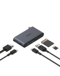 ANKERXI Nano USB-C Hub (6-in-1, 5Gbps) black - Default Title