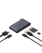 ANKERXI Nano USB-C Hub (6-in-1, 5Gbps) black - Default Title