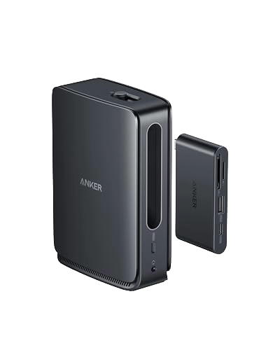 ANKERXI Nano Dockingstation (13-in-1, Triple-Display, Built-in abnehmbarer Hub) black