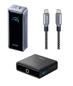 ANKERXI Prime Power Bank (26K, 300W)+ANKERXI Prime USB-C on USB-C cable (240W, Upcycled-Braided Design)+ANKERXI 100W Charging Station for ANKERXI Prime Power Bank black - Default Title