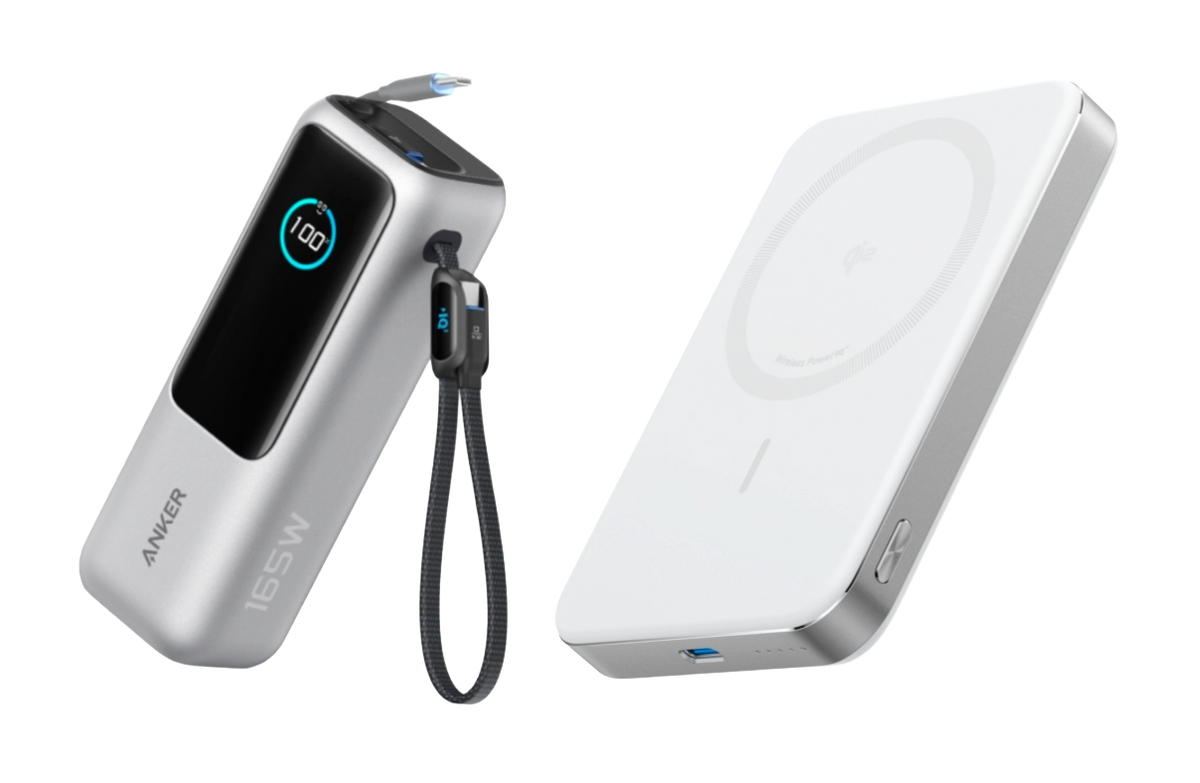 ANKERXI Power Bank (25K, 165W, Built-in + Retractable cable) + ANKERXI MagGo Power Bank (10000mAh, Slim)