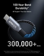 ANKERXI Prime USB-C to USB-C Cable (240W, Upcycled-Braided)
