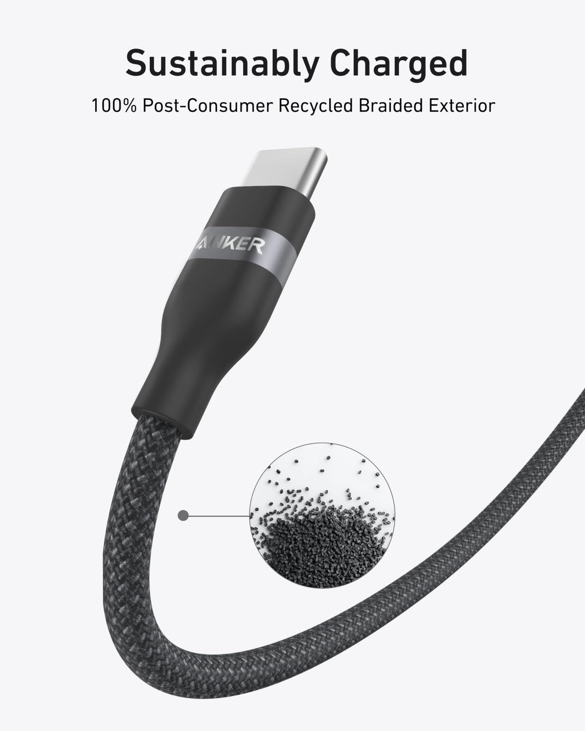 ANKERXI Power Bank (25K, 165W, Built-In Cables) with 240W USB-C Cable