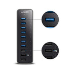10-portars USB-Hub