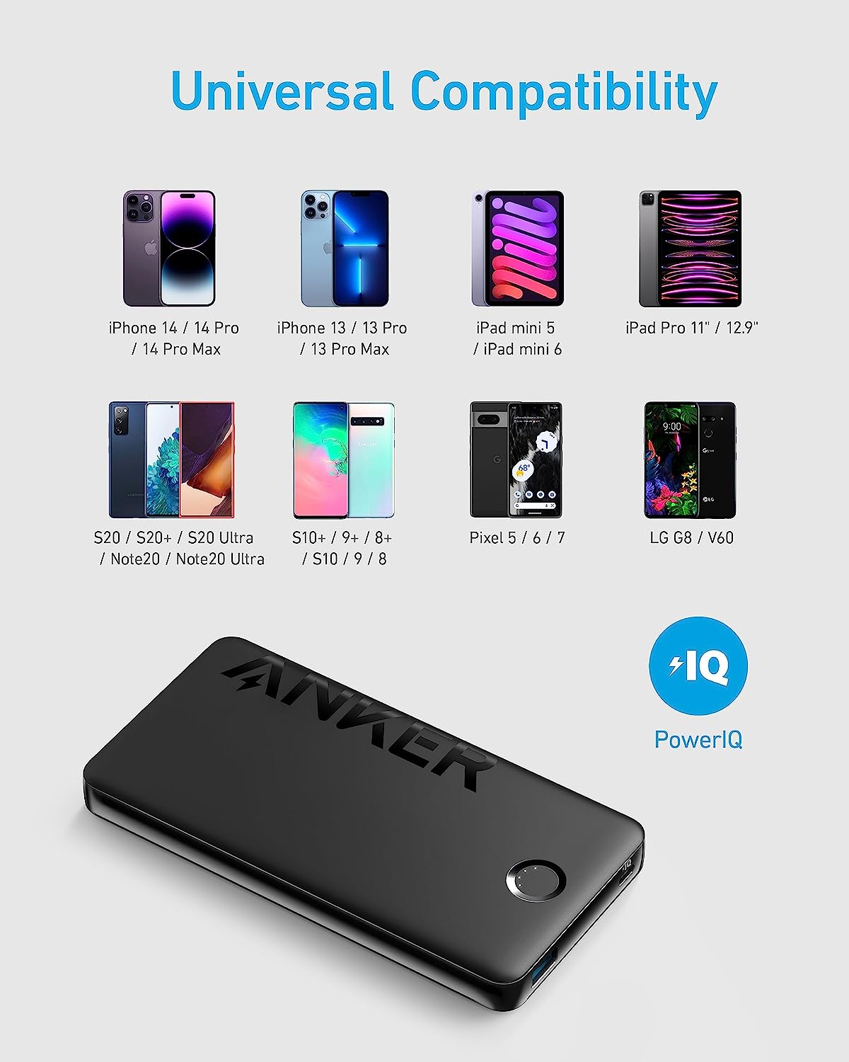 Refurbished ANKERXI 323 USB-C Power Bank (PowerCore PIQ)