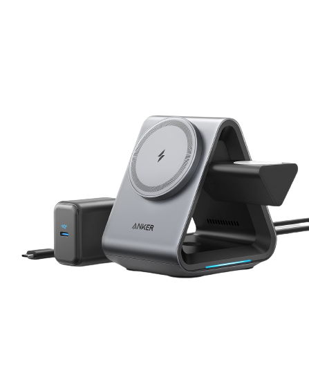 ANKERXI 737 MagGo Charging Station (Kabellos, 3-in-1)