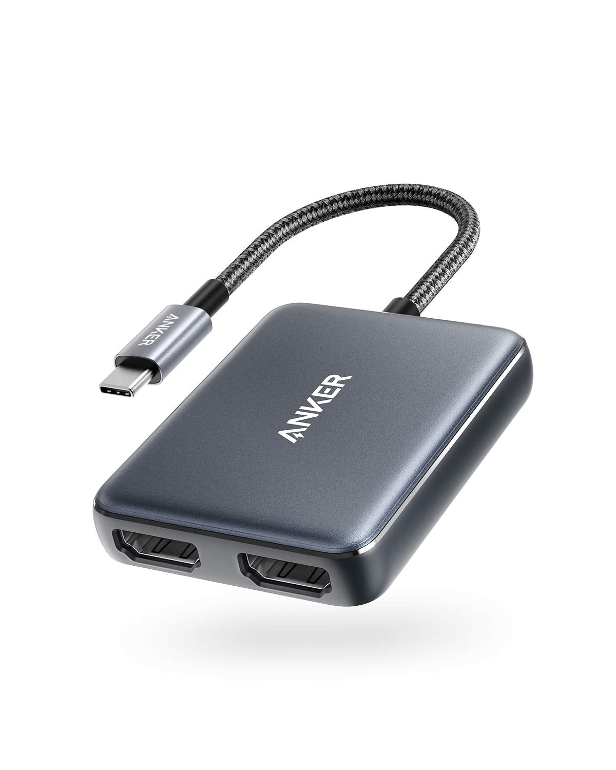 PowerExpand USB-C to dubbel HDMI-adapter Gra - Default Title