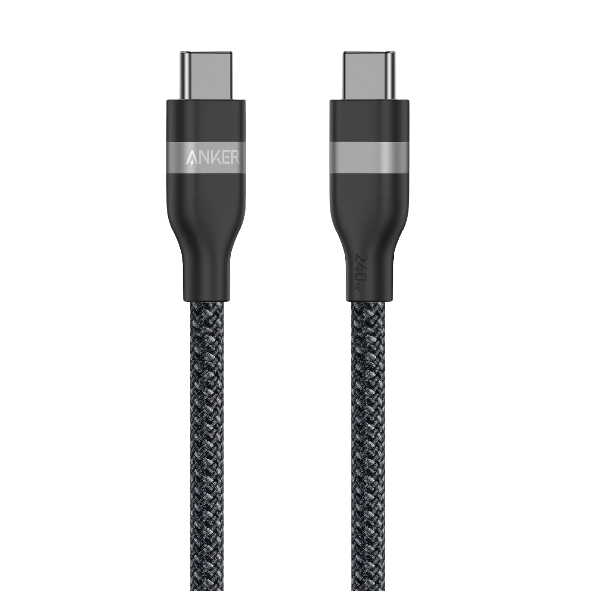 ANKERXI USB-C to USB-C Cable (3 ft / 6 ft, 240W, Upcycled-Braided) 6 ft /