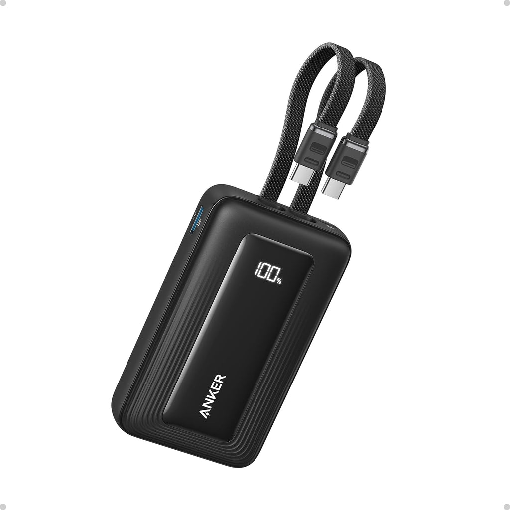 ANKERXI Zolo Power Bank 10000mAh 35W – SnabbCharger with two USB-C-cables - Default Title