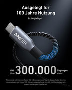 ANKERXI Prime USB-C to USB-C Cable (240W, Upcycled-Braided)