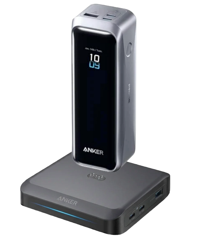 ANKERXI Prime Power Bank (20K, 220W) + ANKERXI Prime Chargingbasis (150W, 3 Ports) black