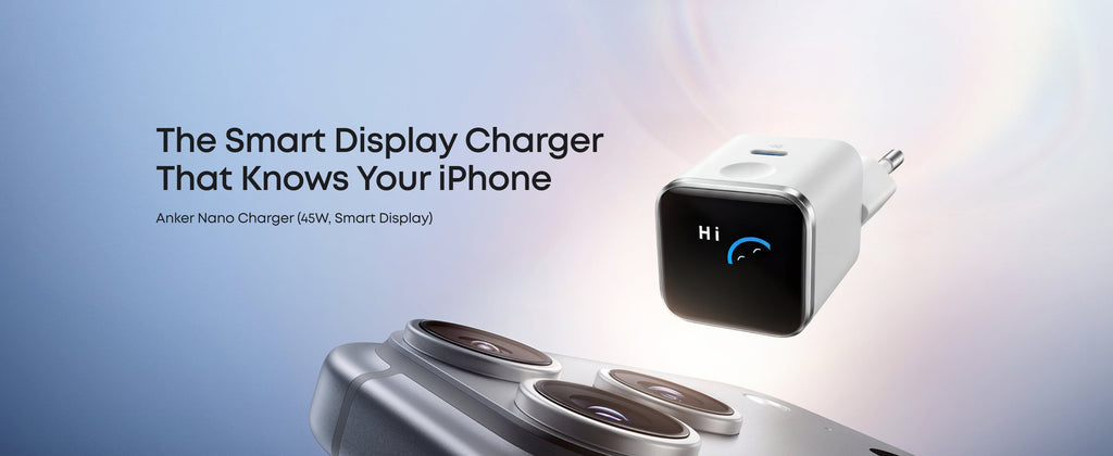 (black) ANKERXI Nano 45W Smart Display-Charger + (black) ANKERXI Laptop Power Bank (25K, 165W, built-in and utdragbara cables)