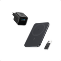 ANKERXI Nano 45W Smart Display-Charger (black) + ANKERXI Nano Power Bank (5K, MagGo, Slim) - Default Title