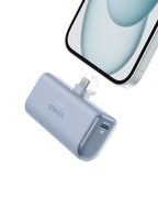 ANKERXI Nano Power Bank (22,5W, Built-in USB-C Connector) - Blue