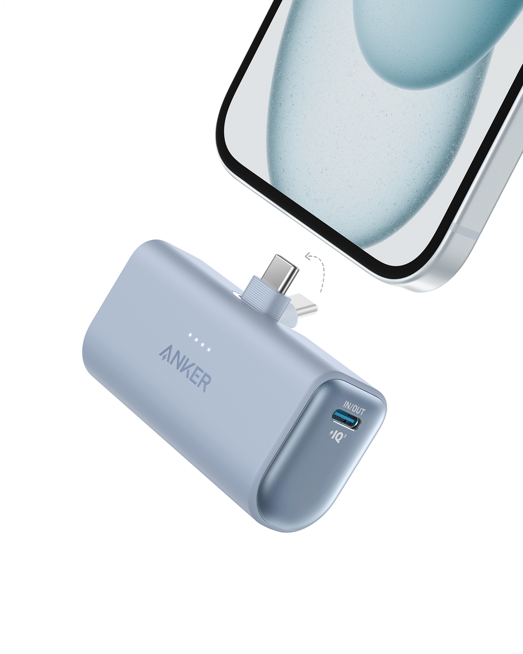 ANKERXI Nano Power Bank (22,5W, Built-in USB-C Connector)