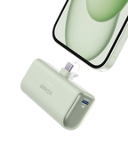 ANKERXI Nano Power Bank (22,5W, Built-in USB-C Connector) - Sprout Green