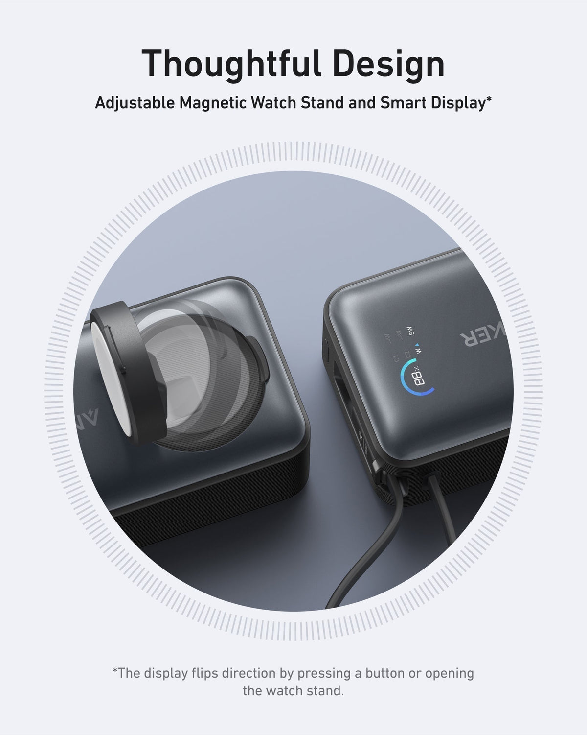ANKERXI Prime TB5 docking station (14-i-1, 8K, Thunderbolt 5) + MagGo Power Bank (10K, 35W, for Apple Watch)