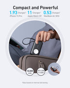 ANKERXI Prime TB5 docking station (14-i-1, 8K, Thunderbolt 5) + MagGo Power Bank (10K, 35W, for Apple Watch)