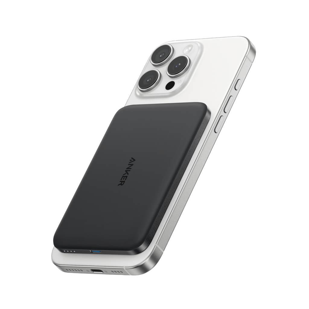 ANKERXI Nano Power Bank (5K, MagGo, Slim) - Black