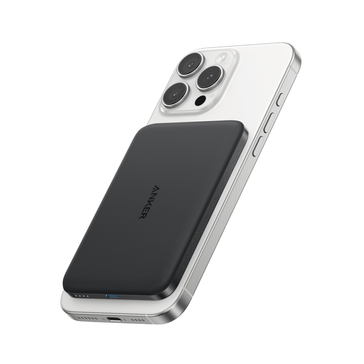 ANKERXI Nano Power Bank (5K, MagGo, Slim) - Black