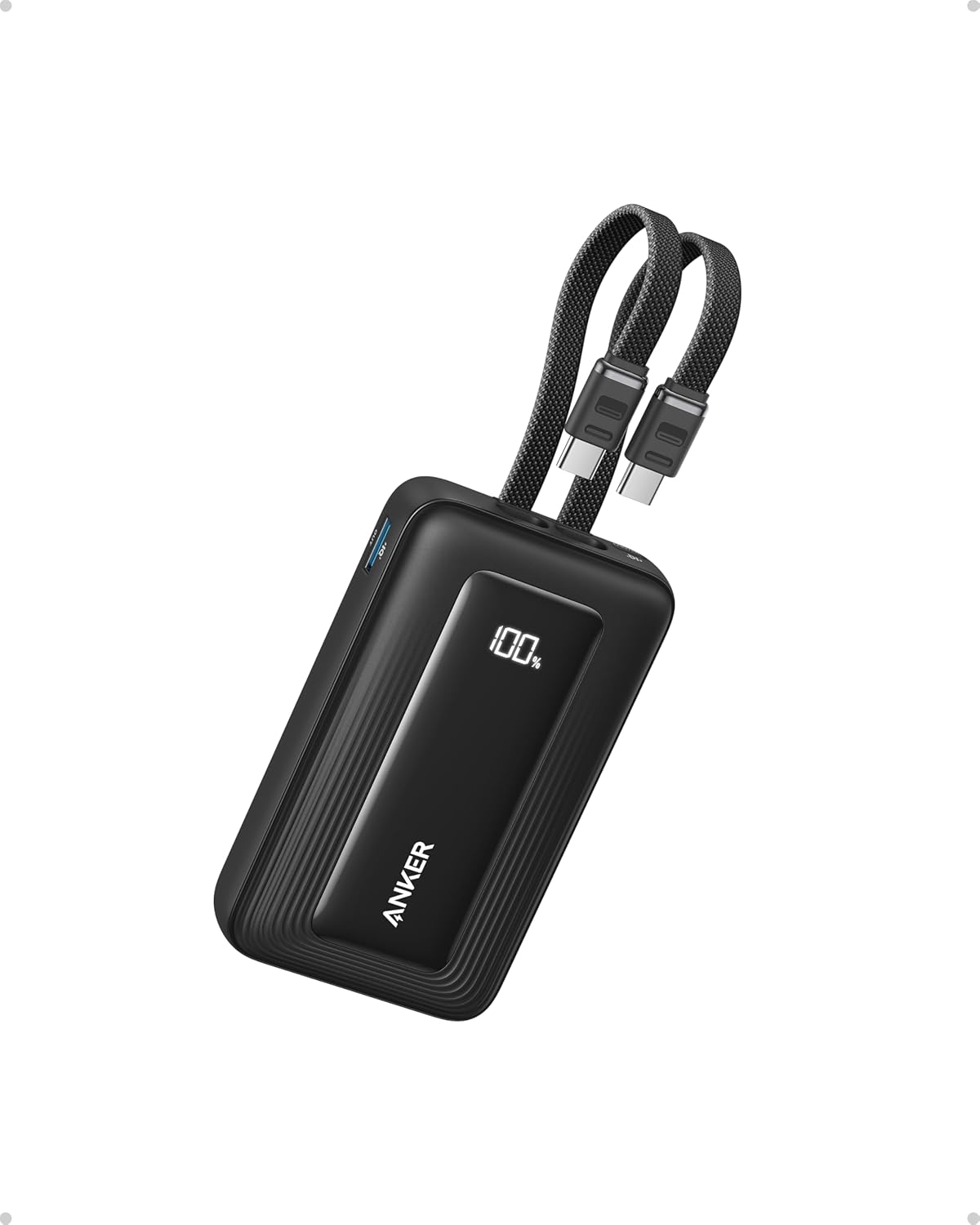 ANKERXI Zolo Power Bank (20K, 45W, two built-in USB-C cable)