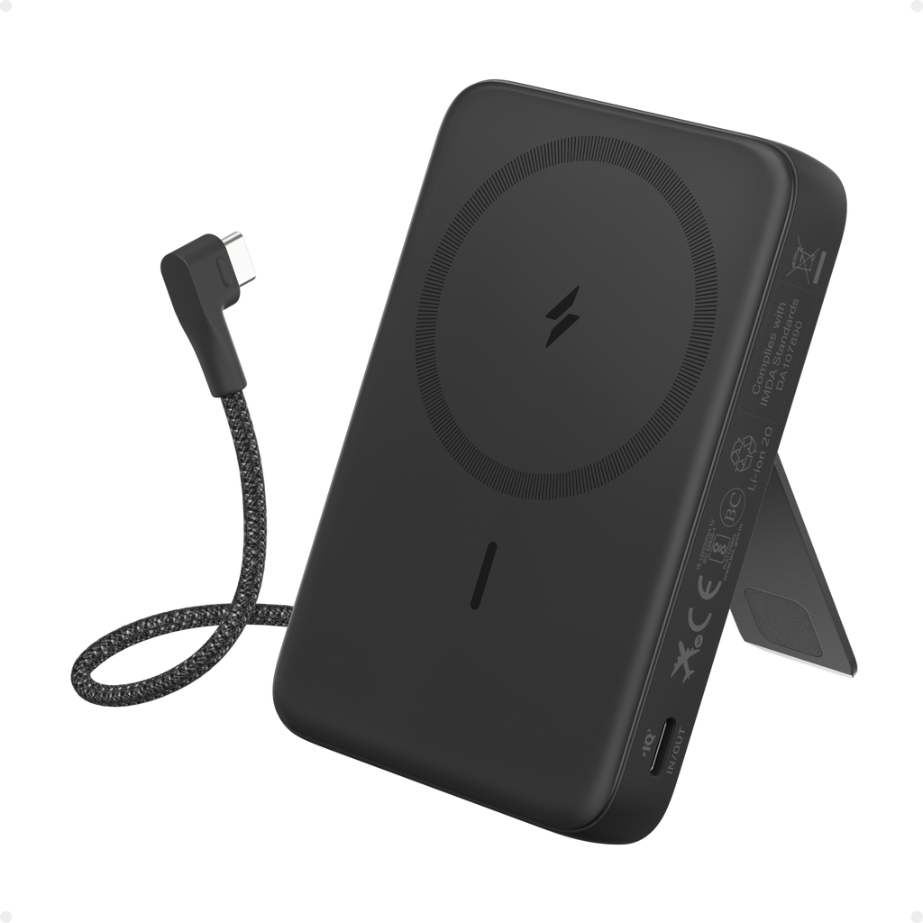 ANKERXI Zolo Power Bank (10K, Magnetic, Built-In USB-C Cable) - Default Title