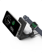 ANKERXI MagGo wireless Charging Station (Foldable 3-in-1) black