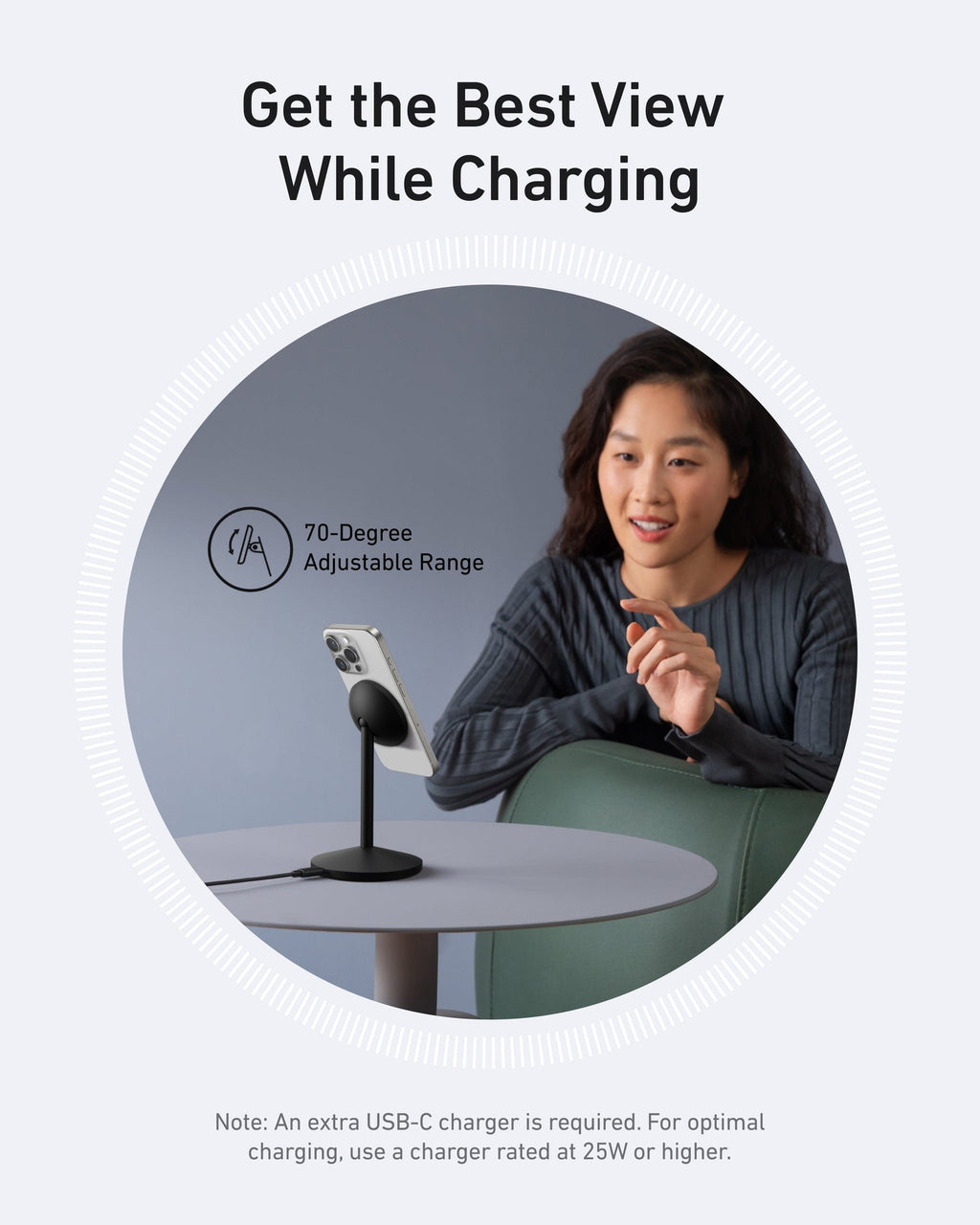 Workspace Power set | ANKERXI Prime 250W Charger and Wireless Stand
