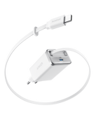 ANKERXI Nano Charger (35W, Built-in Retractable USB-C cable) - White