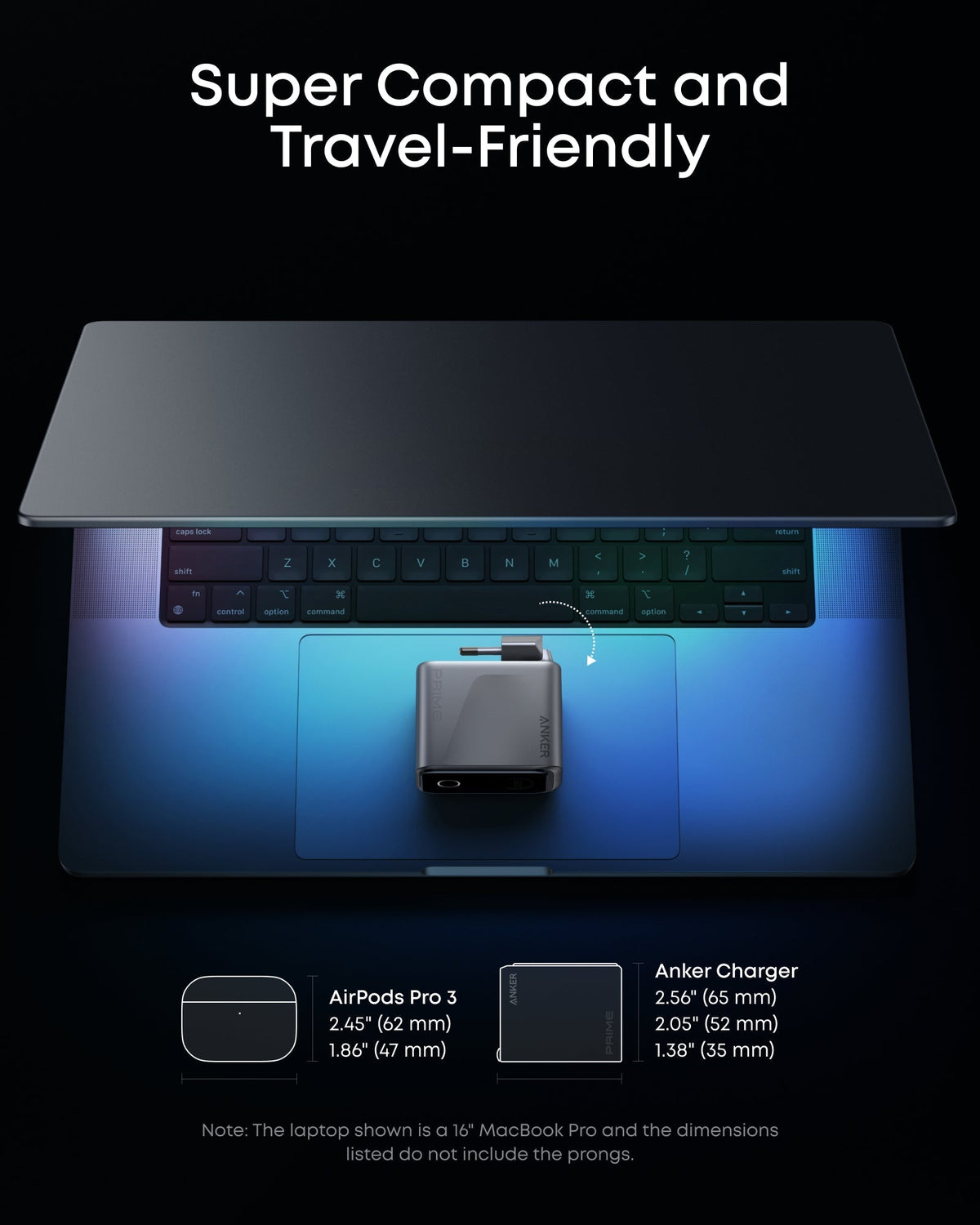 ANKERXI Prime-Charger (160 W, 3 ports, smart display) + ANKERXI Prime Power Bank (26K, 300 W)