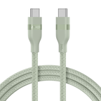 ANKERXI USB-C to USB-C Cable (3 ft / 6 ft, 240W, Upcycled-Braided) 6 ft / - Sprout Green