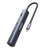 ANKERXI 543 USB-C Hub (6-in-1, Slim) Gray - Default Title