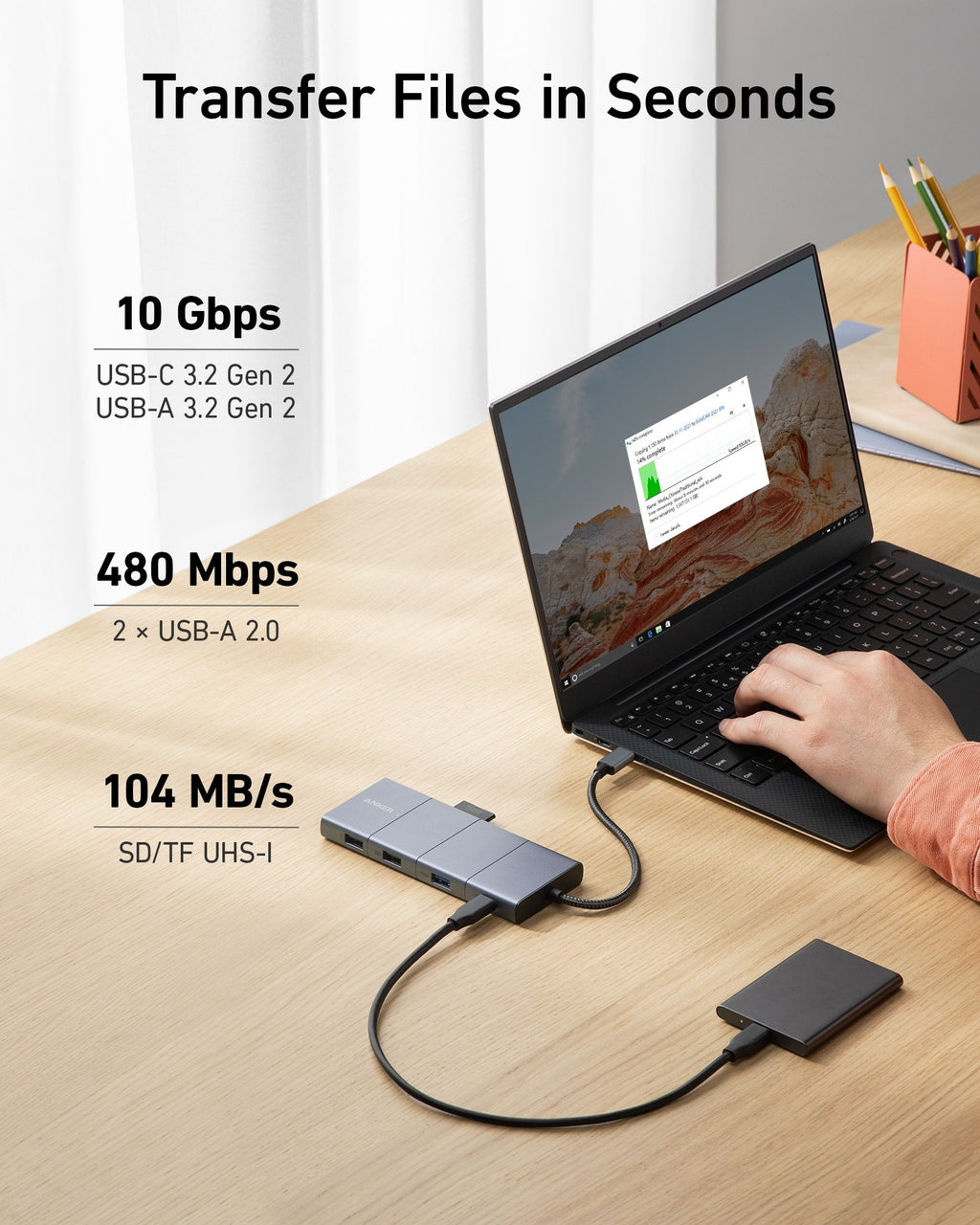 ANKERXI 565 USB-C Hub (11-in-1) Grey