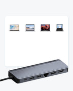 ANKERXI USB-C Hub (14-in-1, Triple Display)