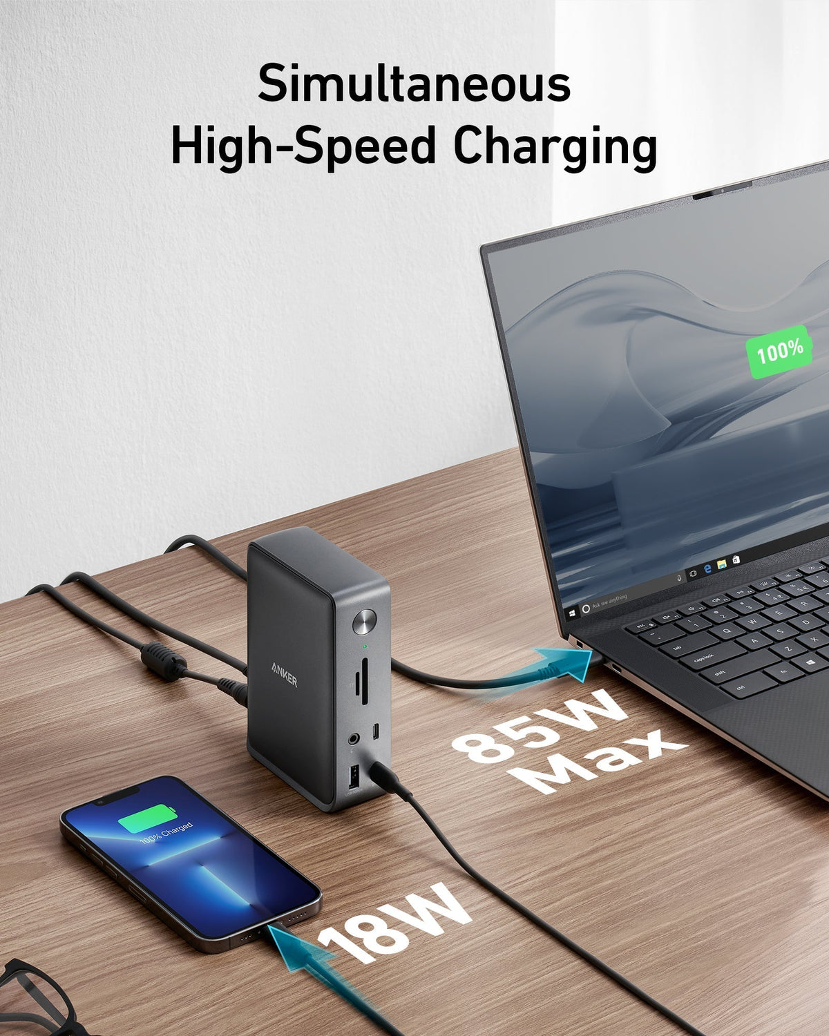 ANKERXI 575 USB-C-docking station (13-i-1)