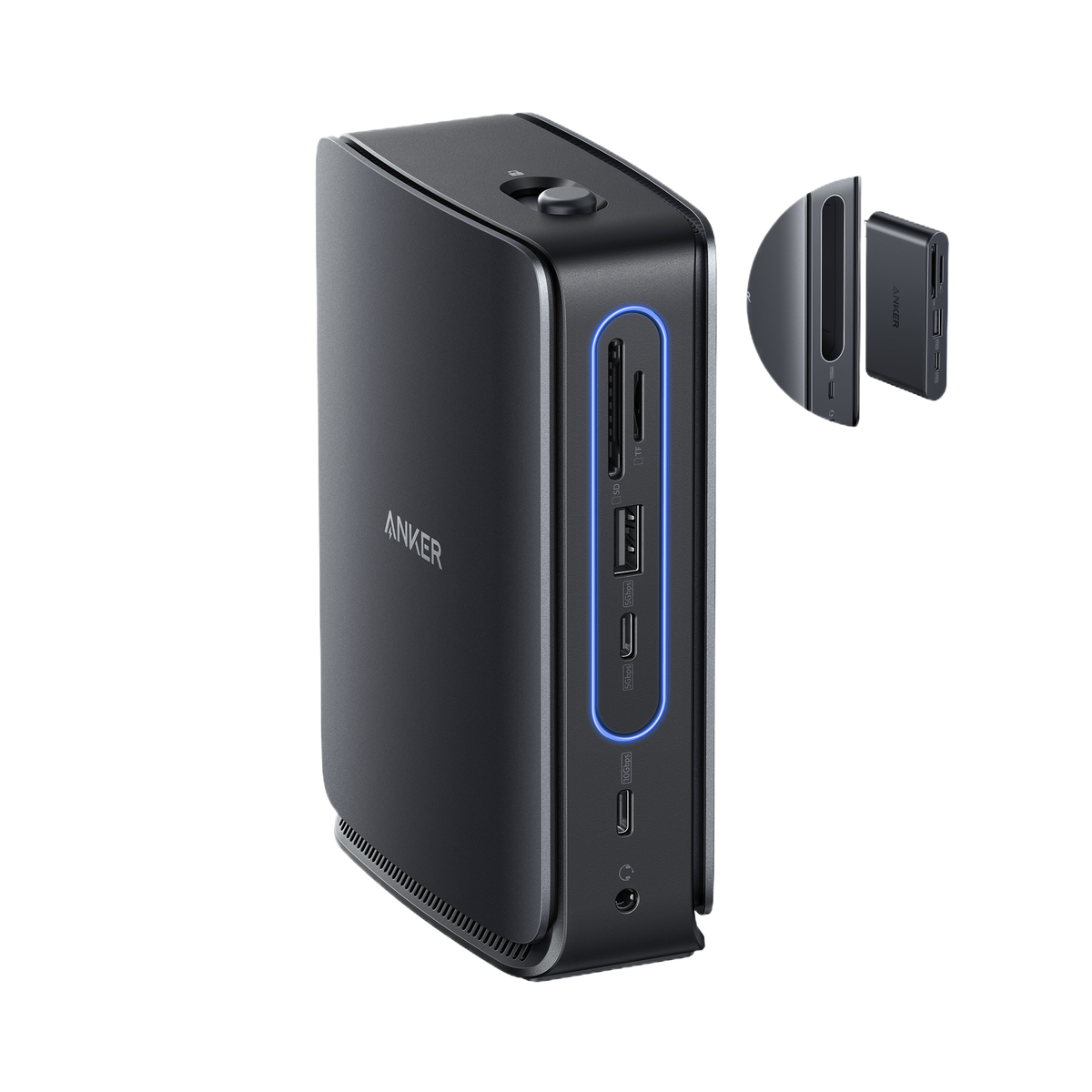 ANKERXI Nano Docking Station (13-in-1, Triple Display, Built-In Removable Hub) - Default Title